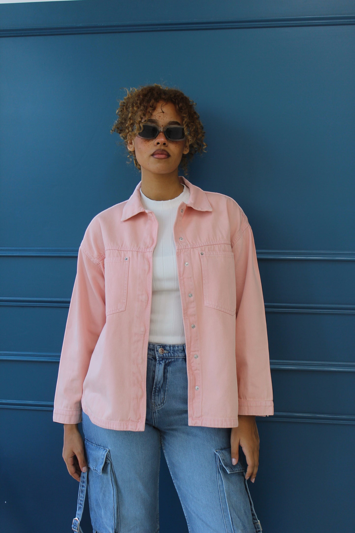 Vivid Denim Jacket in Simon