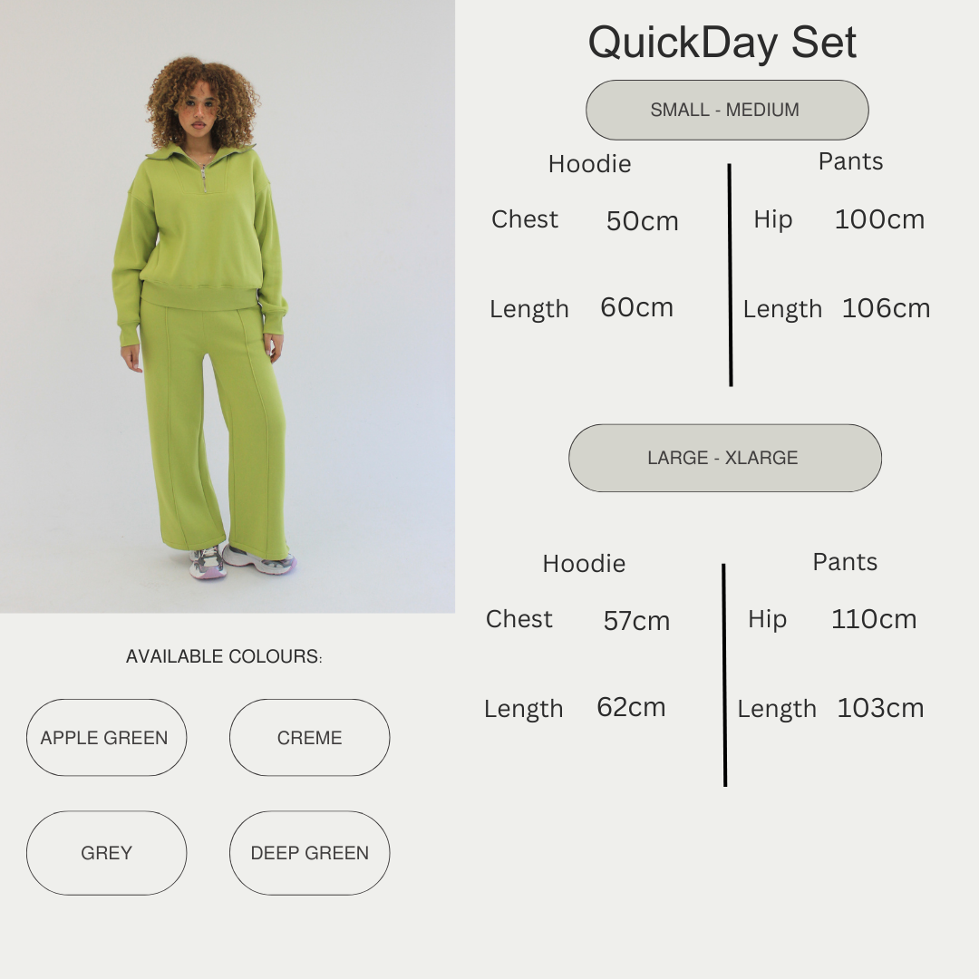 Quickday Day Set in Creme